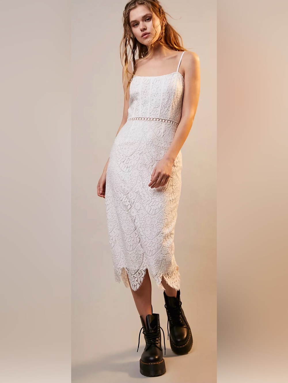 Saylor for Free People Eizelle Dress Sz Large EUC